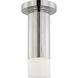 Thomas O'Brien Ace LED 3.5 inch Polished Nickel Monopoint Flush Mount Ceiling Light