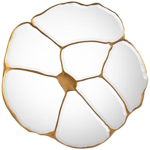 Gilded Shards 58.25 X 57.5 inch Mirror