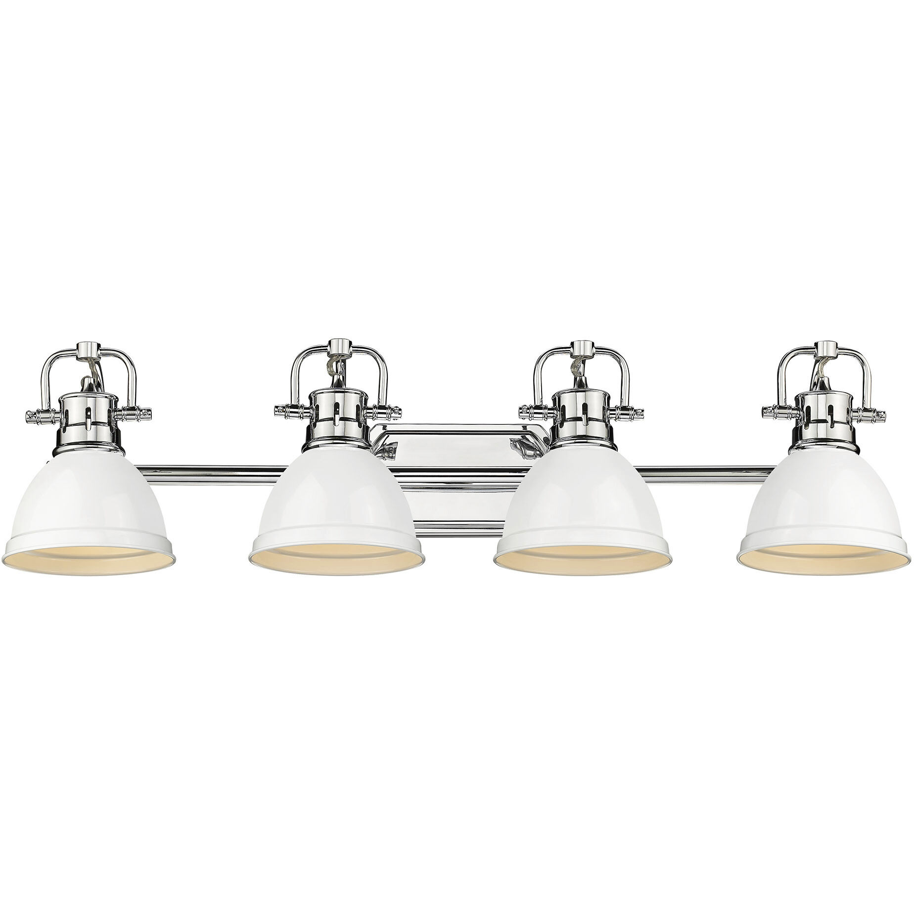 Yep Duncan Vanity Wall Light in Chrome, White