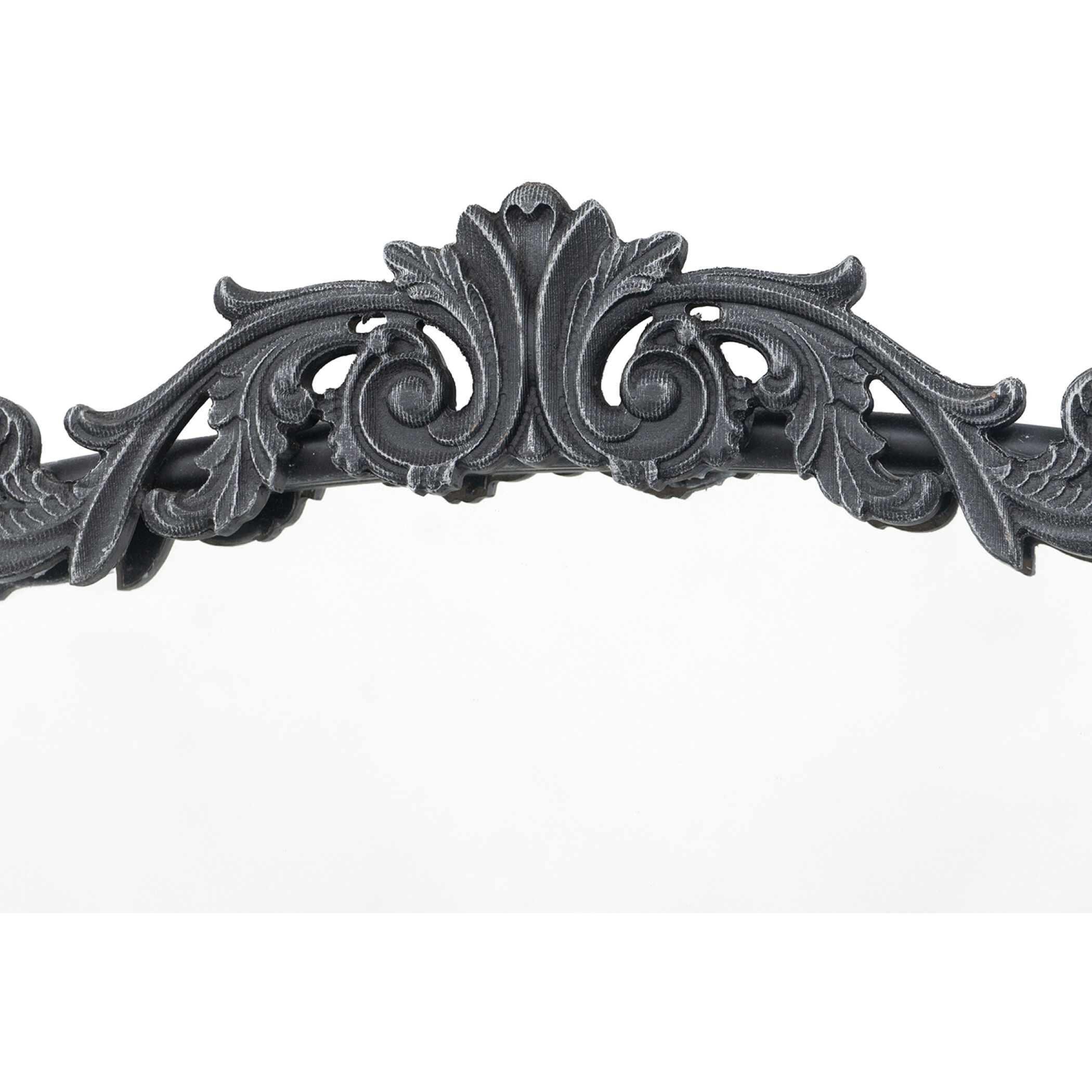 Baroque Inspired 66.2 X 36 inch Black Mirror