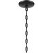 Jolie 5 Light Black Chandelier Ceiling Light in Incandescent