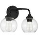 Glenda 2 Light 14.75 inch Bathroom Vanity Light