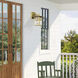 Crestlake 1 Light 9.5 inch Satin Gold Outdoor Wall Lantern