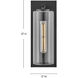 Lane LED 5 inch Black Sconce Wall Light