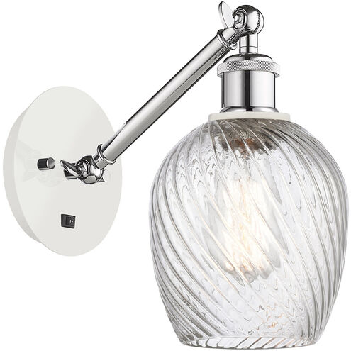 Ballston Salina LED 5 inch White and Polished Chrome Sconce Wall Light