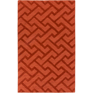 Mystique 63 X 39 inch Red Area Rug, Wool