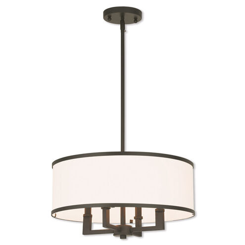 Park Ridge 4 Light 18 inch Bronze Pendant Chandelier Ceiling Light