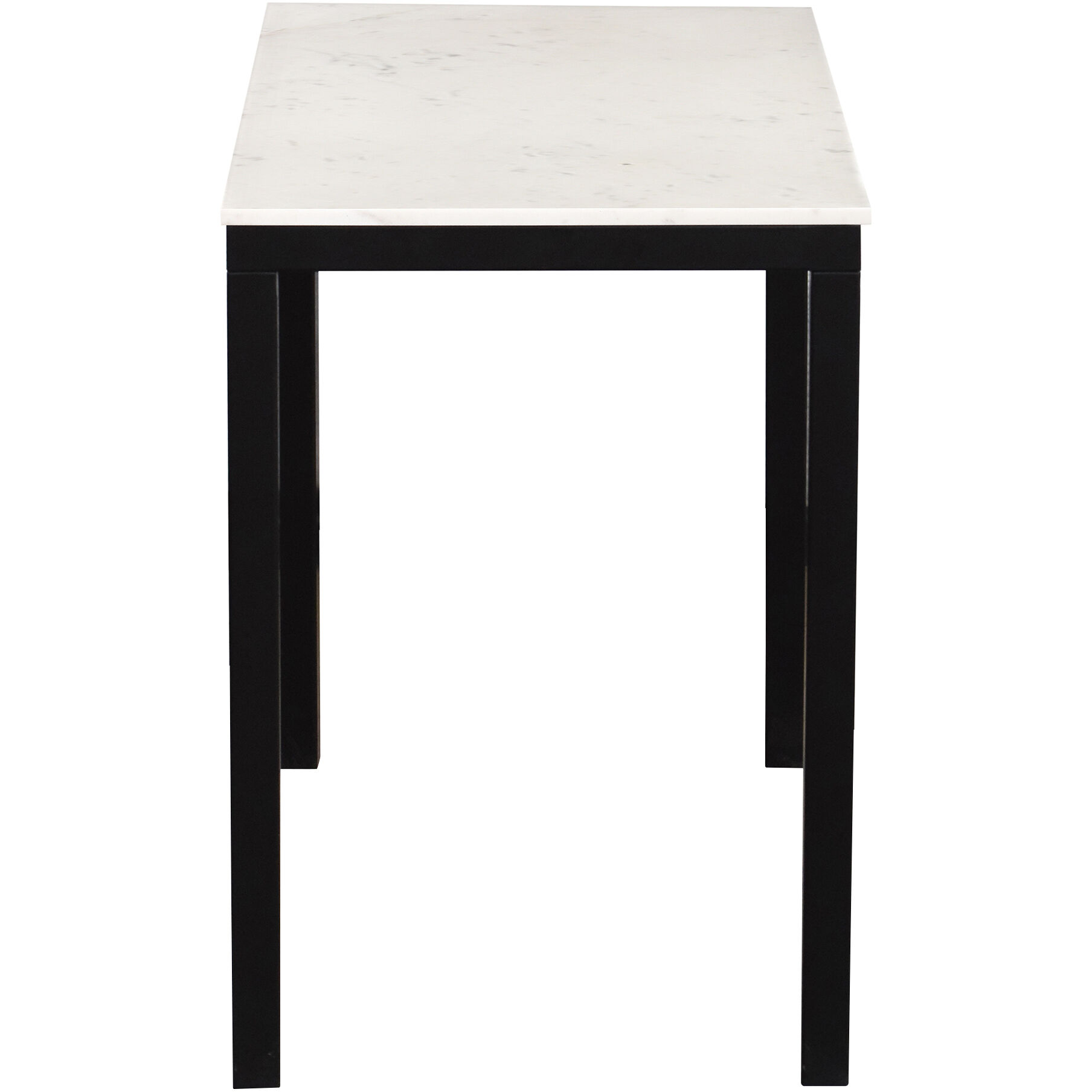 Parson 34 X 20 inch White Marble Desk, Mini