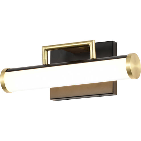 Solano LED 12 inch Matte Black Bath Vanity Light Wall Light