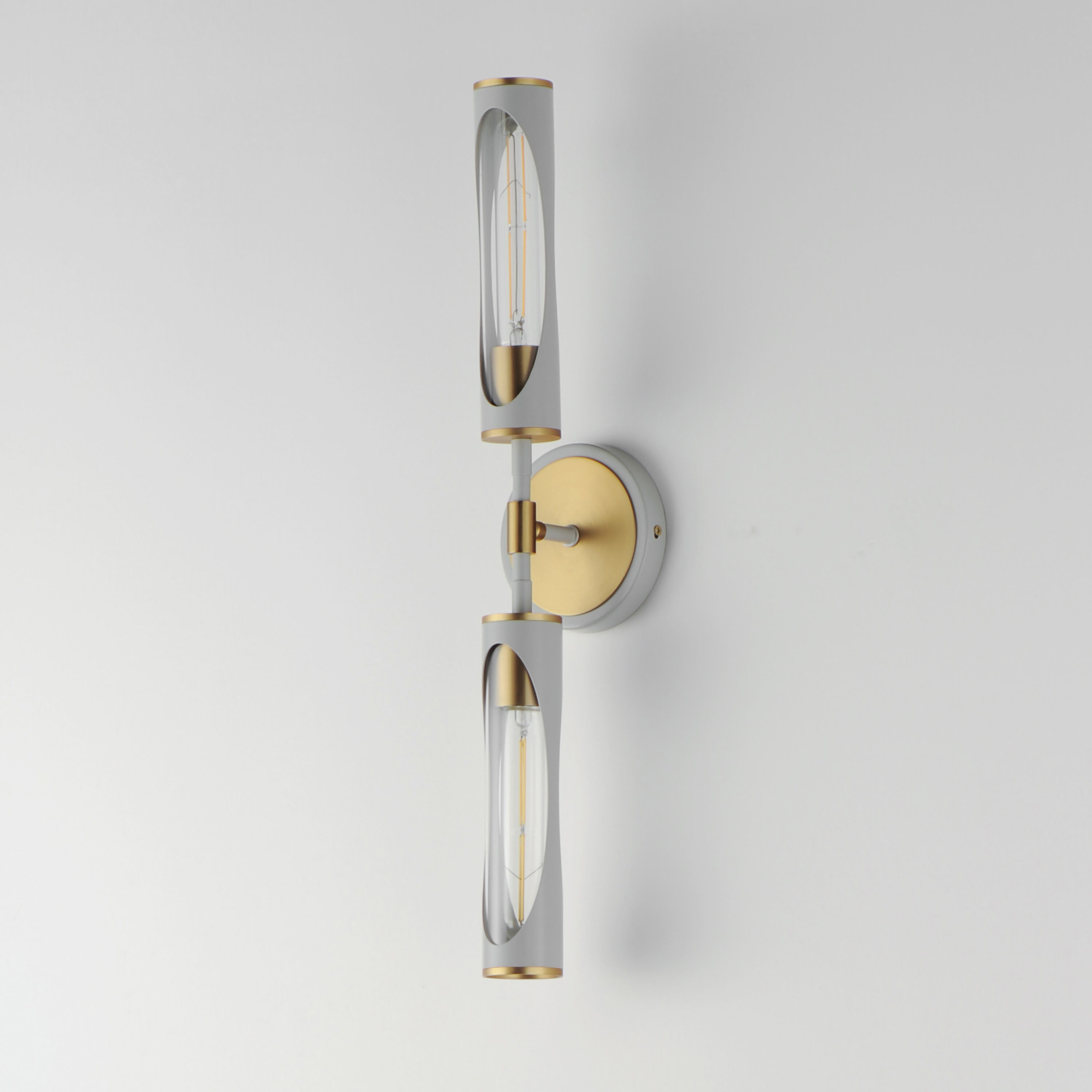 Regent Bath Vanity Wall Light in Light French Gray