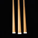 Cascade LED 12 inch Aged Brass Multi-Light Pendant Ceiling Light in 3, Round, 28in.