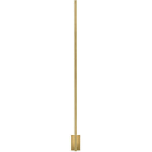 Mick De Giulio Stagger LED 4 inch Natural Brass Wall Sconce Wall Light, Large