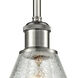 Ballston Conesus 1 Light 6 inch Brushed Satin Nickel Pendant Ceiling Light, Ballston