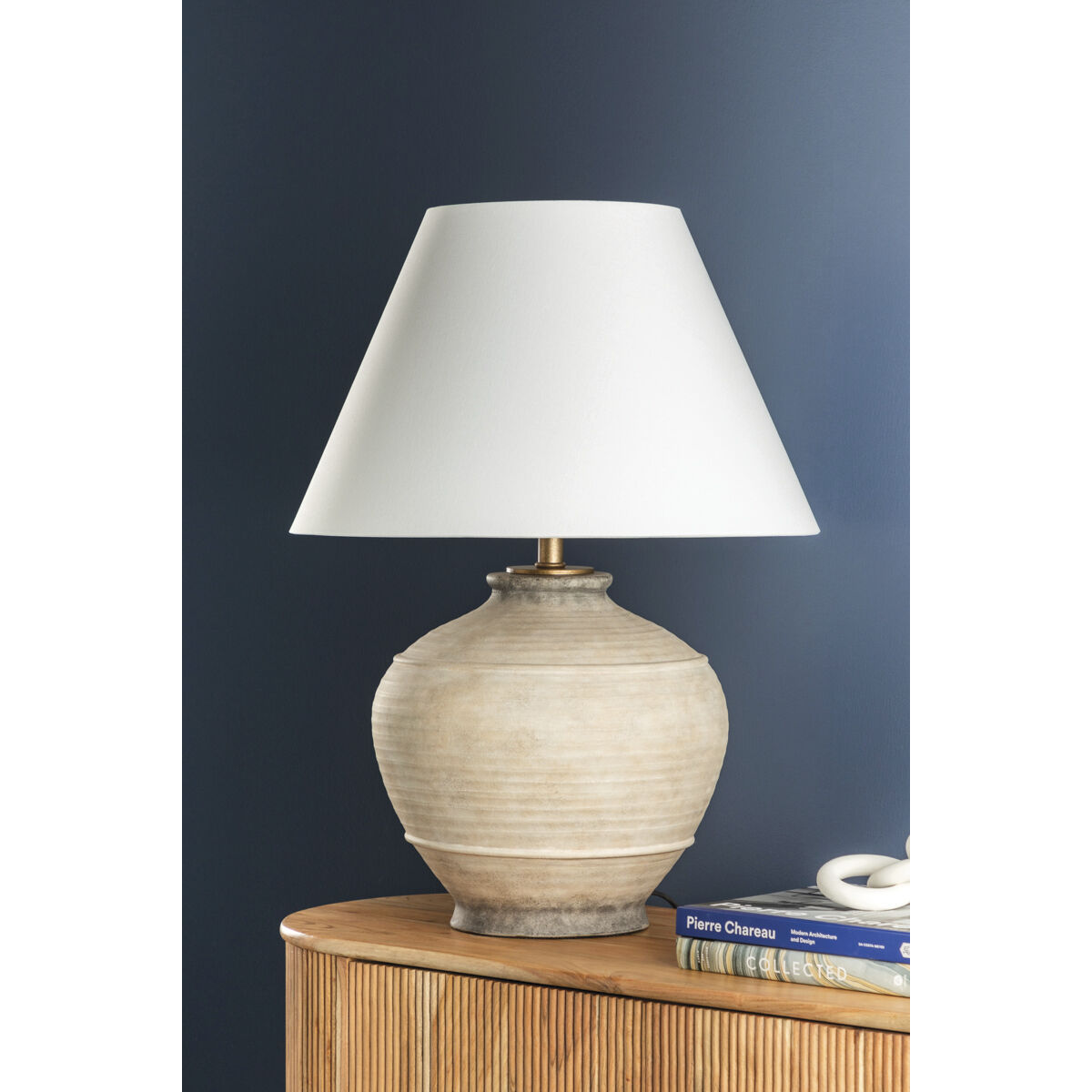 Malta 29 inch 120.00 watt Ash Table Lamp Portable Light