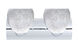 Bolla LED 22 inch Chrome Vanity Lighting Wall Light in Carrera Glass