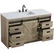 Austin 54 X 34 inch Natural Oak Bathroom Vanity Cabinet
