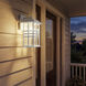Beacon Square 1 Light 12 inch White Outdoor Wall, Small