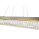 Canada LED 12 inch Gold Chandelier Ceiling Light