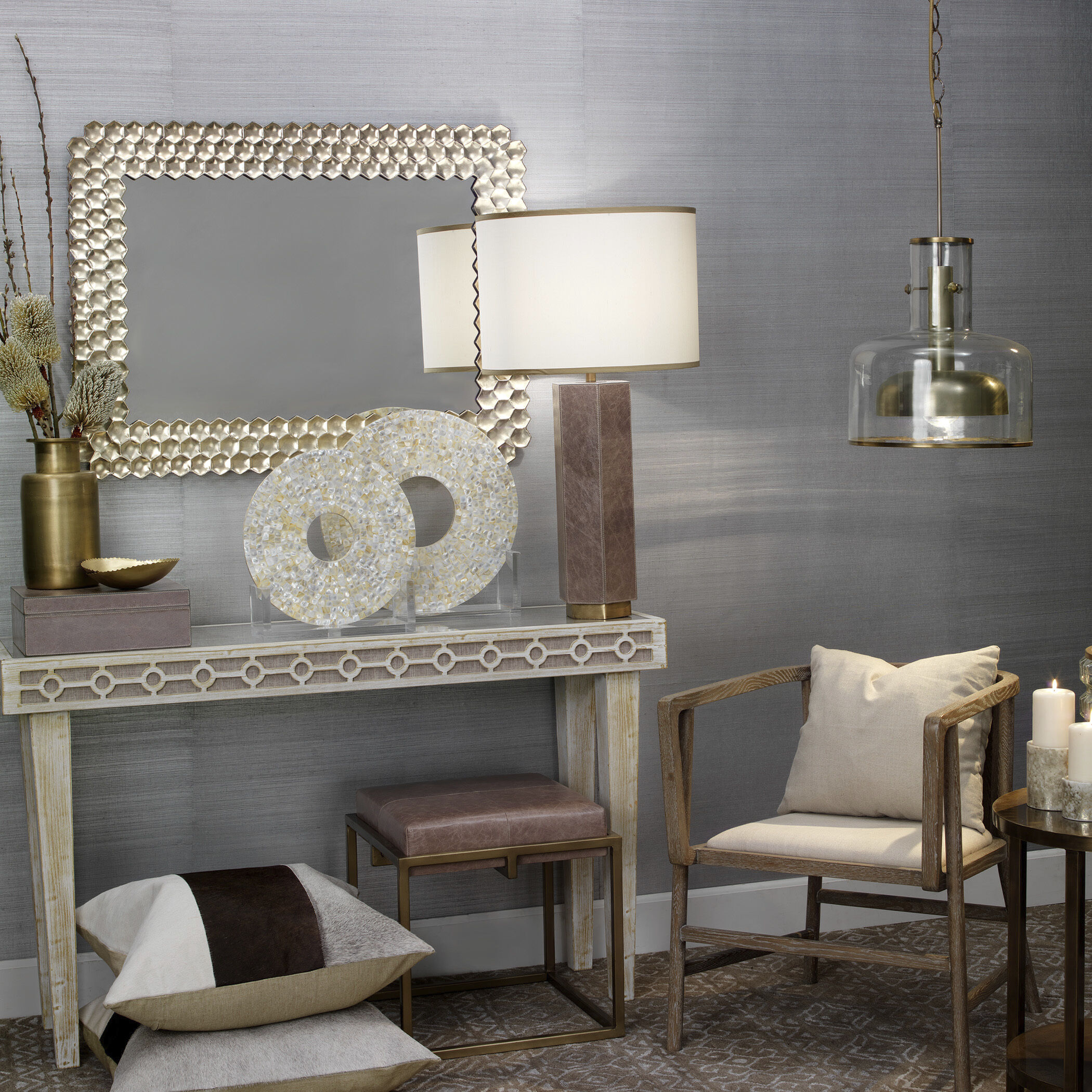 Clyde 1 Light 14.25 inch Clear with Gun Metal Pendant Ceiling Light