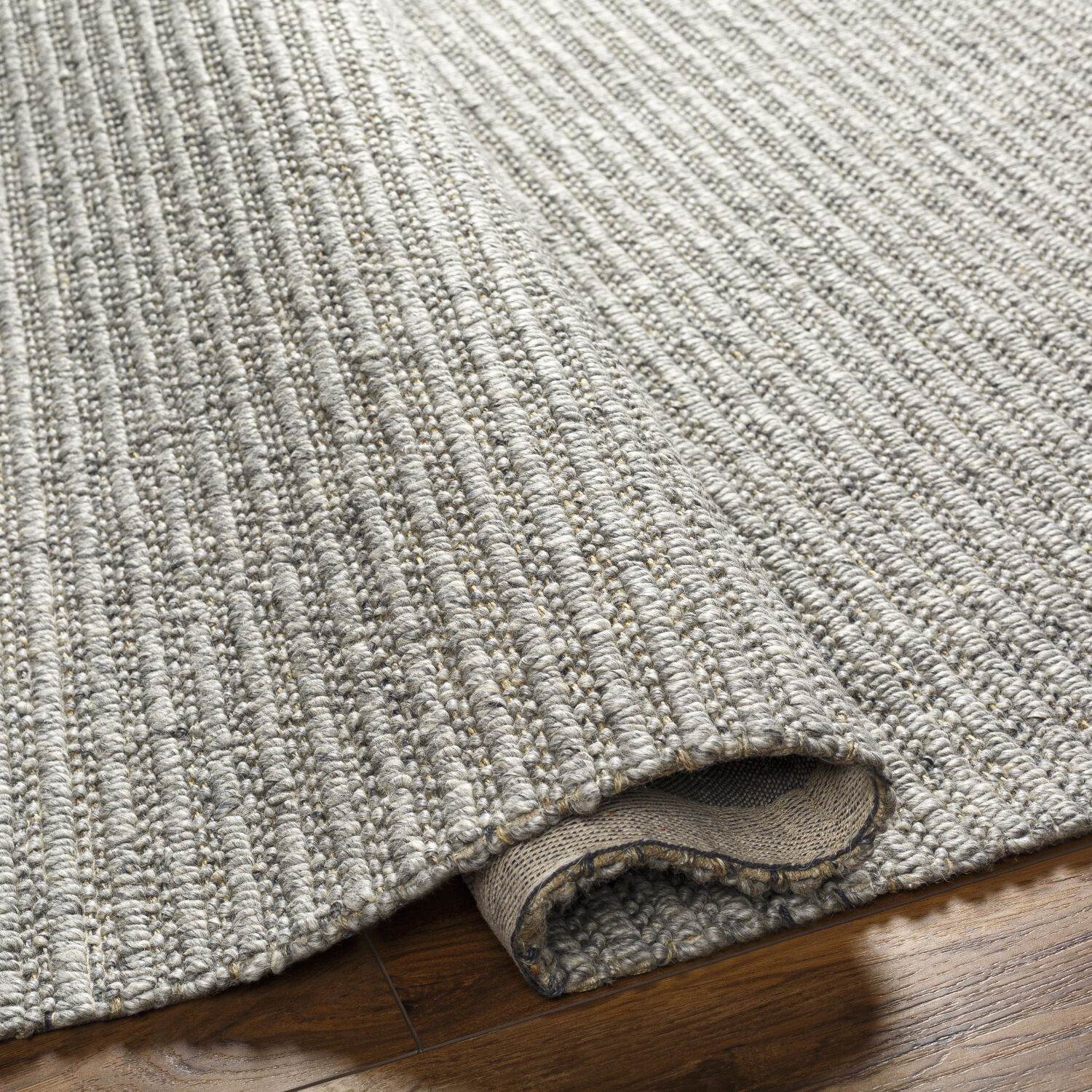 Cecelia 108 X 72 inch Light Gray Rug, Rectangle