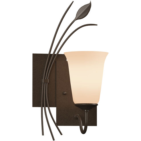 Forged Leaf 1 Light 7.1 inch Ink Sconce Wall Light