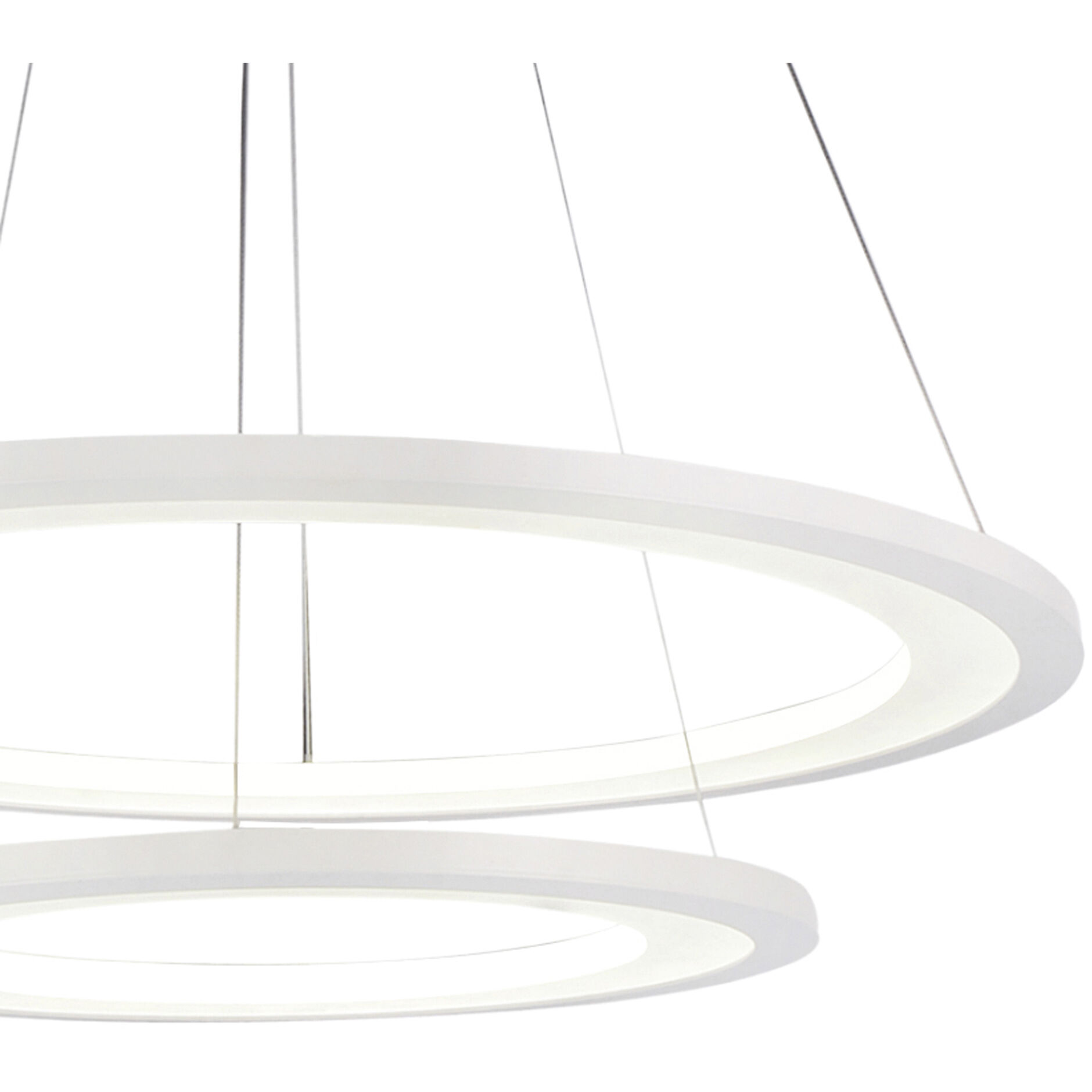 Alloha LED 20 inch White Chandelier Ceiling Light