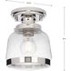Judson 1 Light 7 inch Polished Nickel Flush Mount Ceiling Light