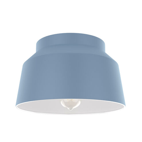 Cranbrook 1 Light 12 inch Indigo Blue Flush Mount Ceiling Light