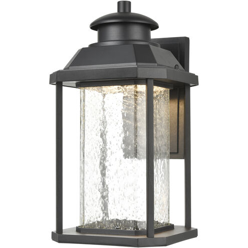 Irvine LED 16 inch Matte Black Outdoor Sconce