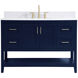 Aubrey 48 X 22 X 34 inch Blue Vanity Sink Set