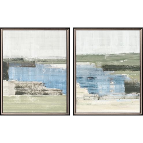 Abstract Collection 25 X 19 inch Non-Glass Framed Art