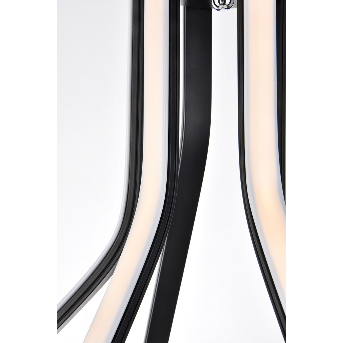 Dahlia LED 18.2 inch Black Pendant Ceiling Light