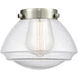 Franklin Restoration Olean 1 Light 6.75 inch Brushed Satin Nickel Mini Pendant Ceiling Light in Incandescent, Seedy