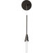 Lilium 1 Light 5.5 inch Oil Rubbed Bronze Wall Sconce Wall Light