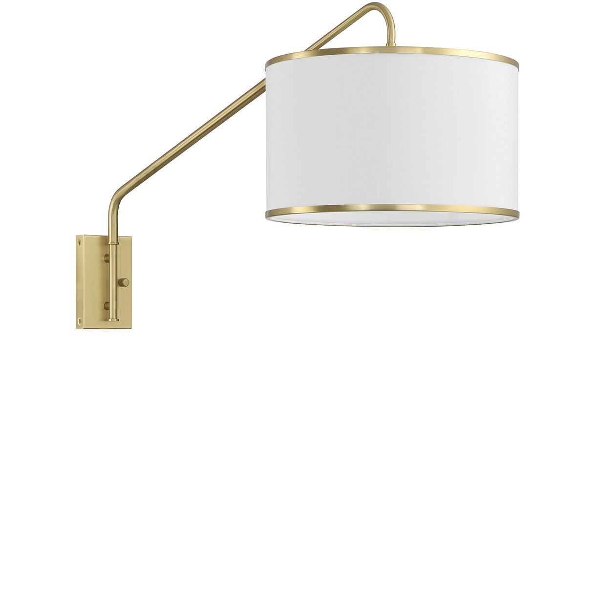 Mallory 50.5 inch 60.00 watt Soft Brass Task Sconce Wall Light