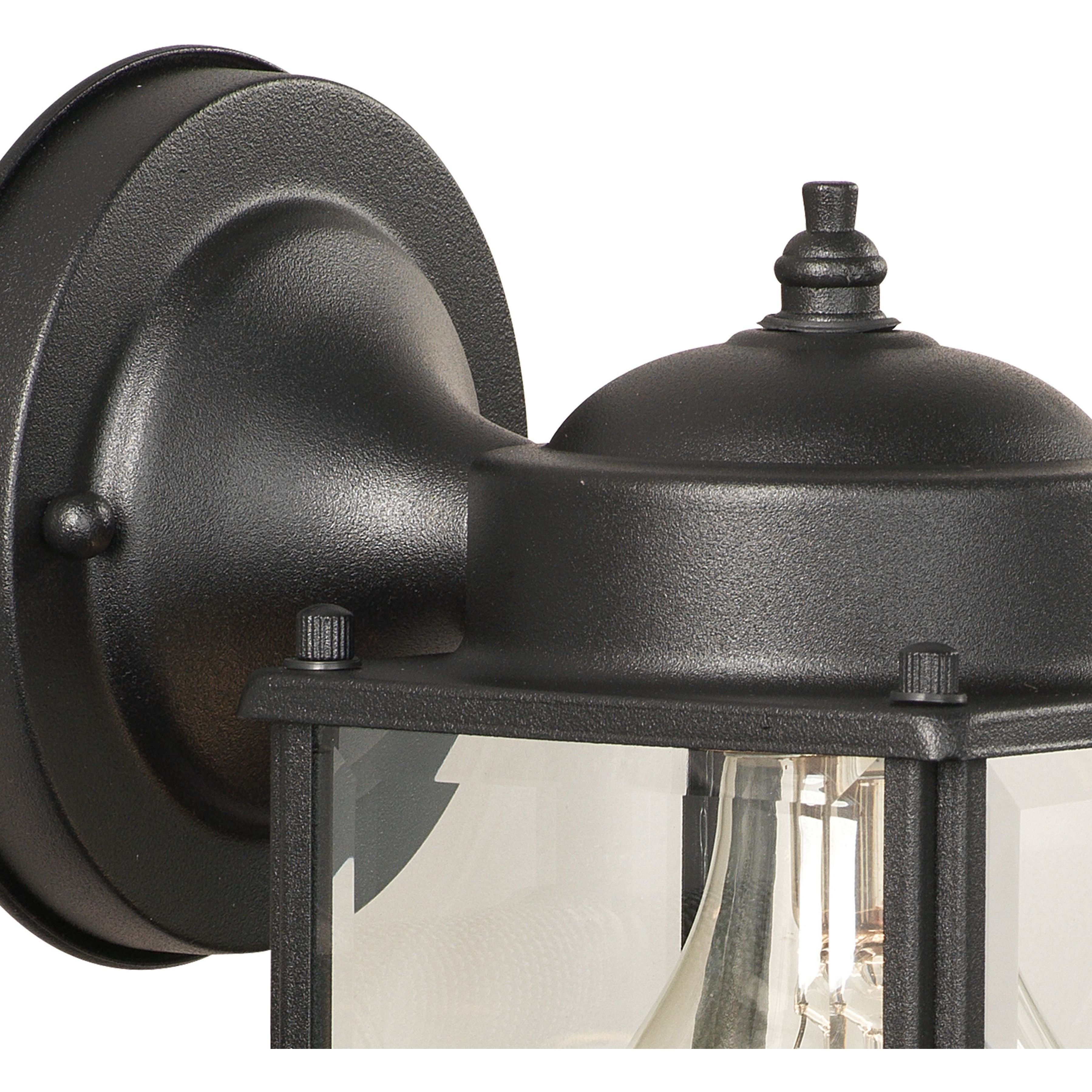Tipton 1 Light 7.5 inch Black Outdoor Sconce