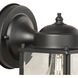 Tipton 1 Light 7.5 inch Black Outdoor Sconce