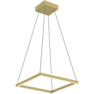 Piazza 18 inch Brushed Gold Pendant Ceiling Light