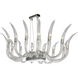Cisne 14 Light 35 inch Polished Nickel Pendant Ceiling Light