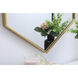 Eternity 34 X 24 inch Brass Wall Mirror