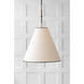 Thomas O'Brien Goodman 2 Light 24.5 inch Bronze Hanging Lamp Ceiling Light in Hand-Rubbed Antique Brass, Large