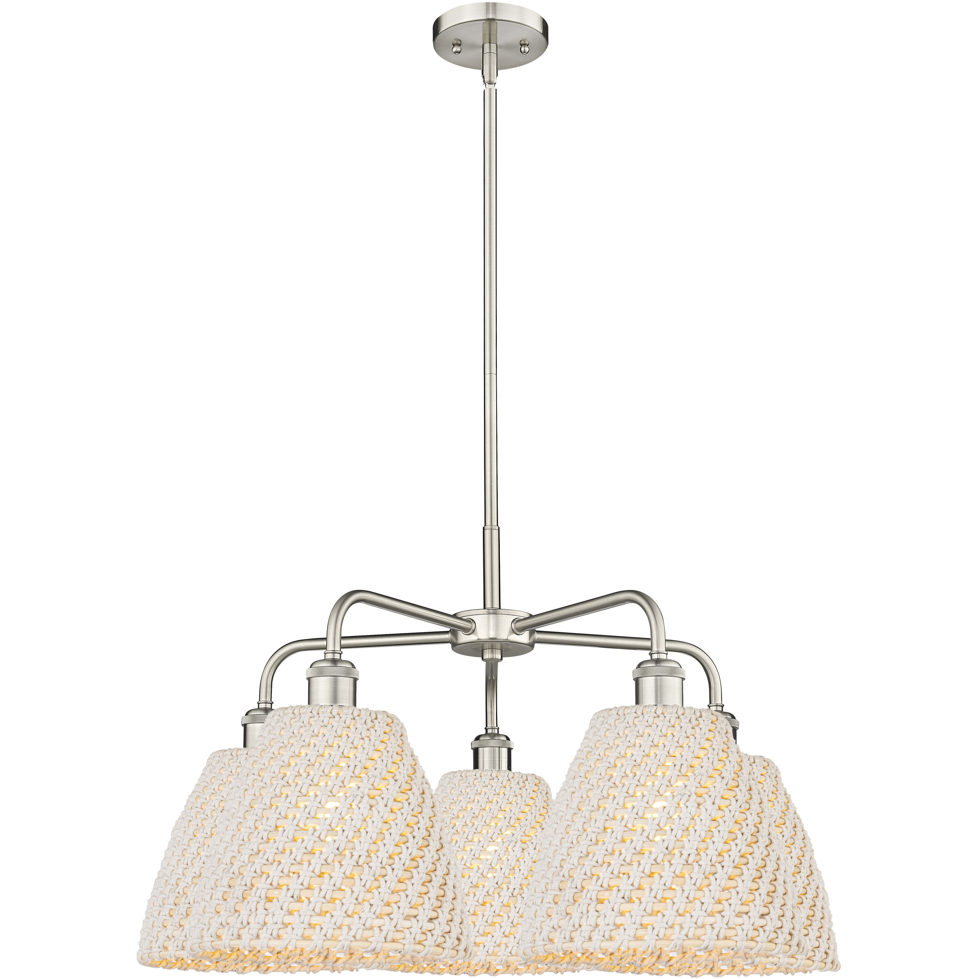 Ballston Bristol Natural 5 Light 27.50 inch Chandelier