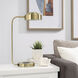 Riesco 22.5 inch 100 watt Antique Brass Desk Lamp Portable Light