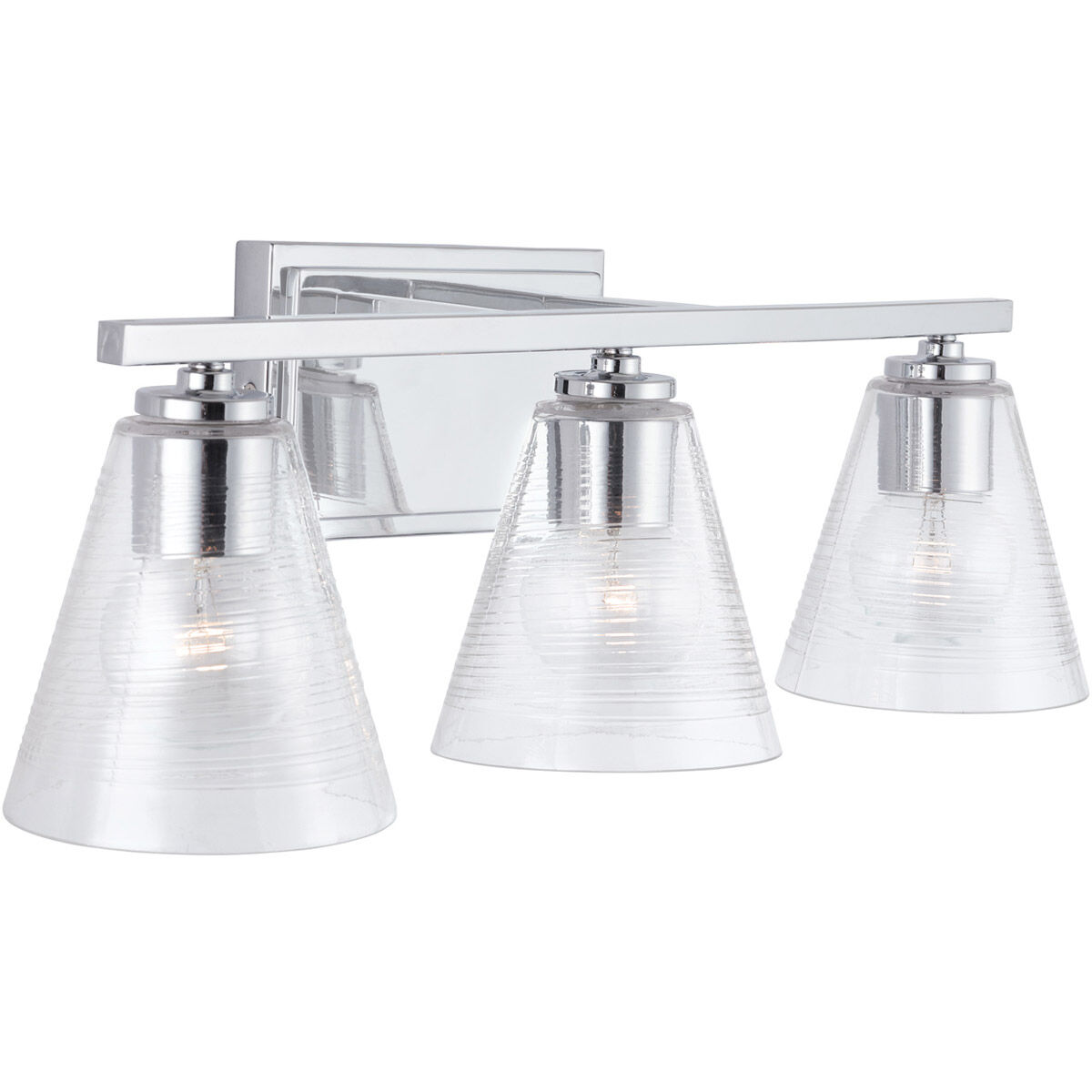 Layla 3 Light 24 inch Chrome Vanity Light Wall Light