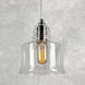 Signature 1 Light 7 inch Brushed Nickel Mini Pendant Ceiling Light
