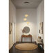 Solara LED 17.32 inch Graphite Chandelier Ceiling Light