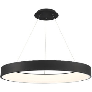 Corso LED 43 inch Black Pendant Ceiling Light in 43in, dweLED 