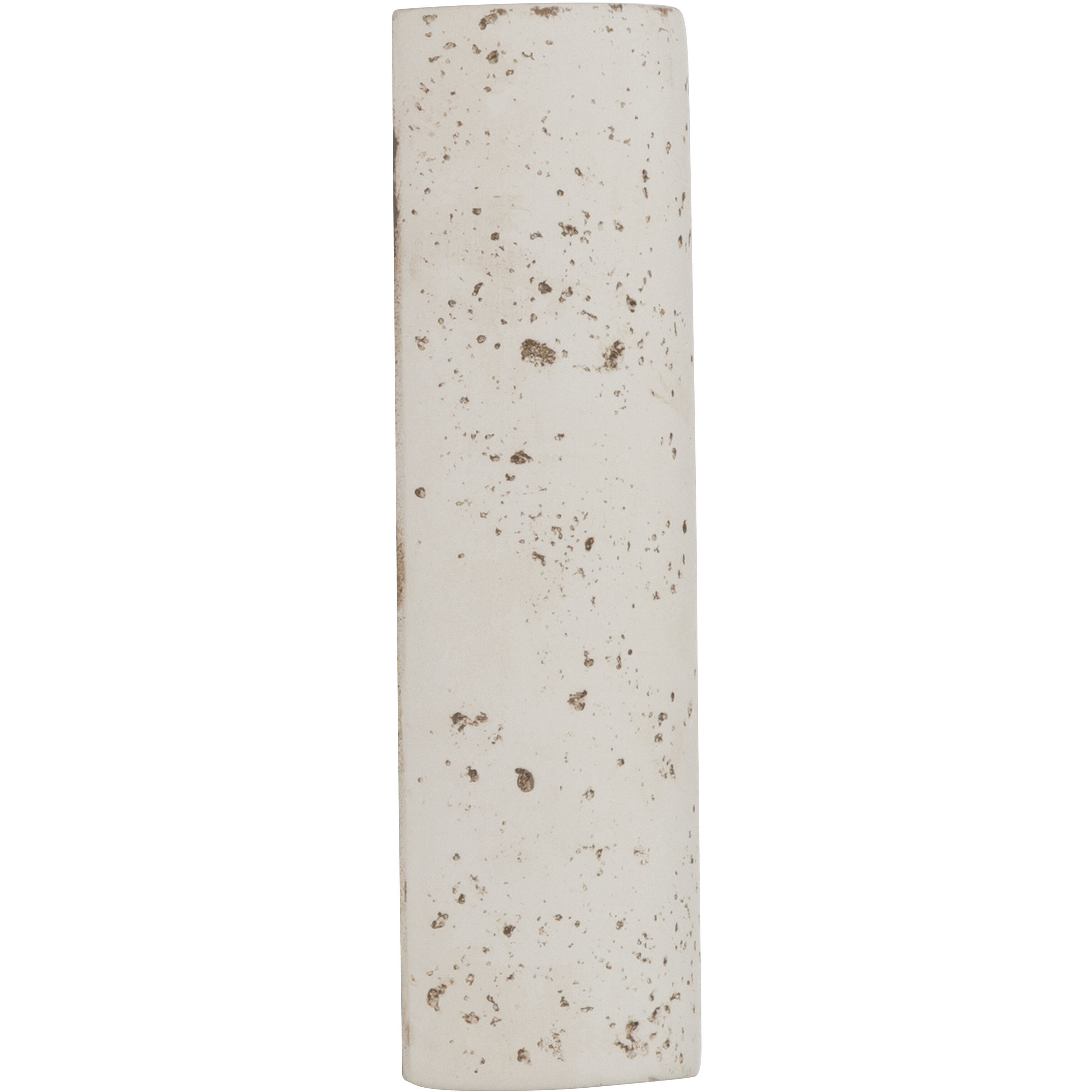 Stela 1 Light 6.25 inch White Travertine Outdoor Wall Light