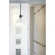 Arti 1 Light 7.5 inch Black Indoor Pendant Ceiling Light in Clear