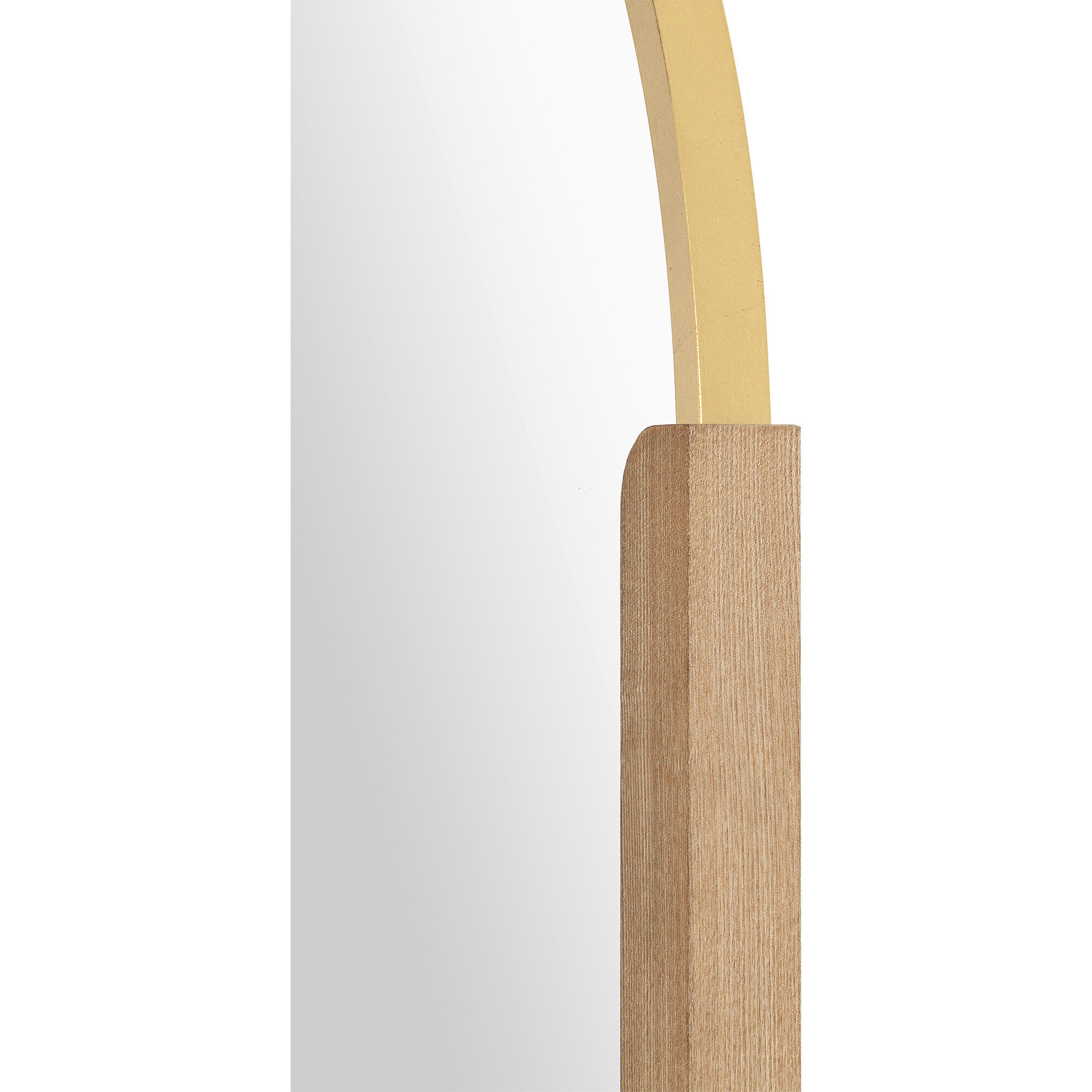 Kerianne 41 X 26 inch Clear and Gold Wall Mirror